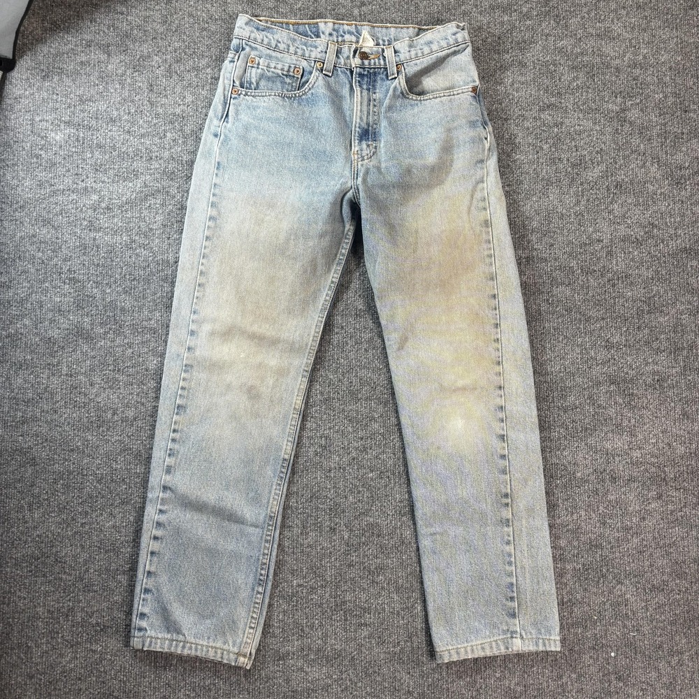Levis 505 Jeans Mens 31x30 Blue‎ Light Wash Regular Straight Leg Denim Pants